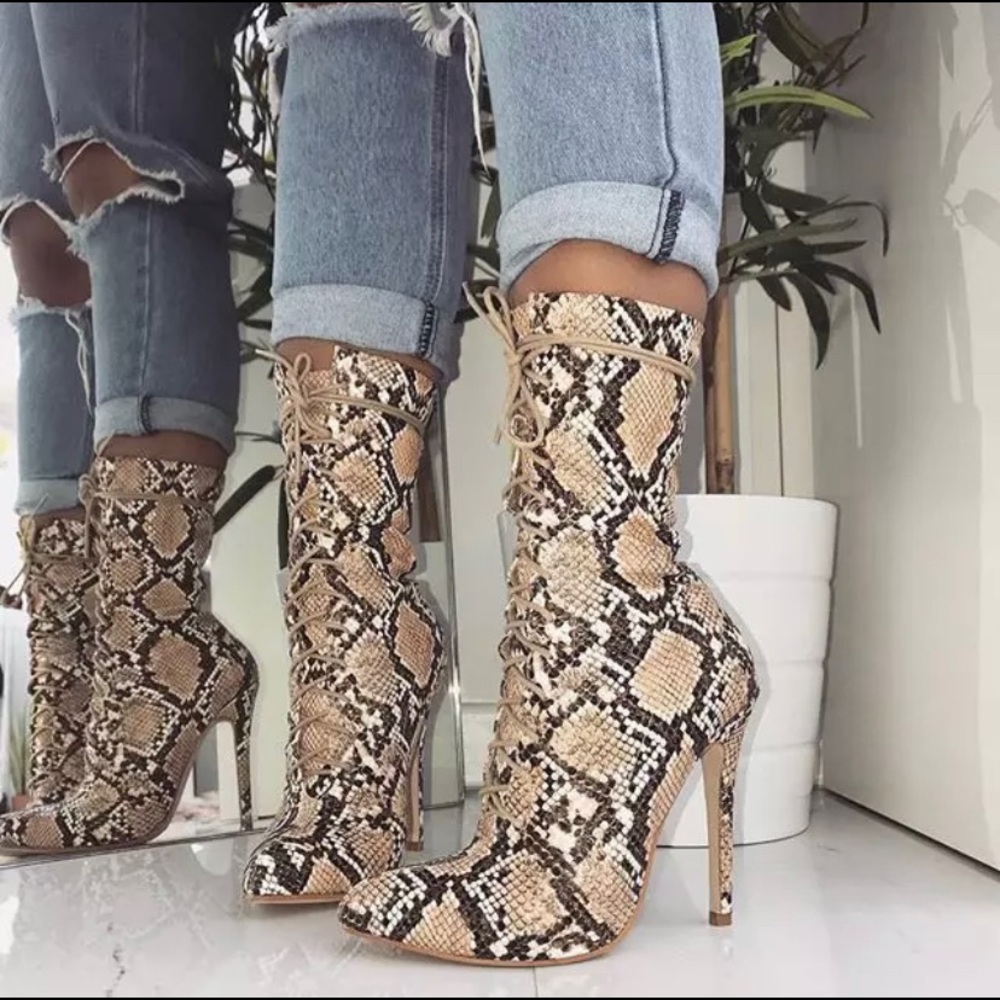 Snakeskin boots -coming soon